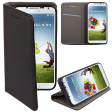 Huawei Mate 30 Lite telefon tok, könyvtok, oldalra nyíló tok, mágnesesen záródó, fekete tok és táska