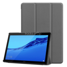 Huawei Mediapad T5 10 (10.1), mappa tok, Trifold, szürke tablet tok
