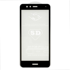 Huawei P20 Pro/Plus, Kijelzővédő fólia, (ütésálló) Full Glue 5D, fekete mobiltelefon kellék