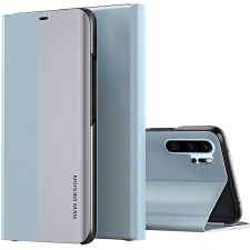 Huawei P30 Pro, Oldalra nyíló tok, stand, Wooze Silver Line, világoskék tok és táska