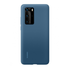 Huawei P40 Pro szilikon telefonvédő kék tok és táska