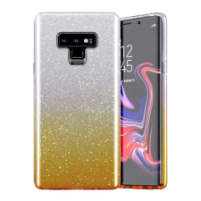 Huawei P40 Pro, Szilikon tok, Bling (Csillámos), arany tok és táska