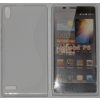Huawei P6, Szilikon tok, S-Case, fehér