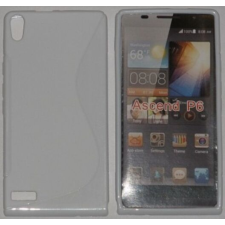 Huawei P6, Szilikon tok, S-Case, fehér tok és táska