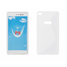 Huawei P8, Szilikon tok, S-Case, fehér tok és táska