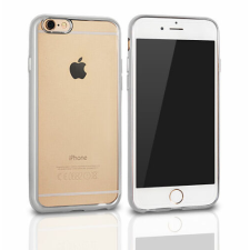 Huawei P9 Lite, Szilikon tok, Clear, ezüst tok és táska