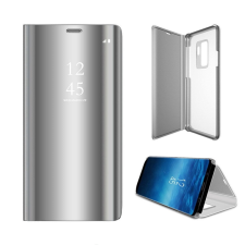 Huawei Smart Clear View Huawei P Smart Pro / Honor Y9S ezüst okos könyvtok tok és táska