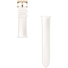 Huawei Watch Fit 3/4 Pearl White Leather Strap okosóra kellék