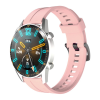  Huawei Watch GT / GT2 / GT2 Pro (46 mm) okosóra szíj - pink szilikon (22 mm)