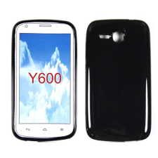 Huawei Y600, Szilikon tok, S-Case, fekete tok és táska