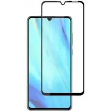  Huawei Y9s Üvegfólia  - Super kemény tokbarát fólia fekete kerettel mobiltelefon kellék