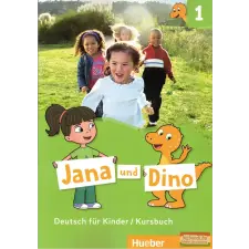 Hueber Verlag Jana und Dino 1 - Deutsch für Kinder - Kursbuch nyelvkönyv, szótár