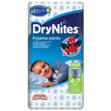 Huggies Drynites éjszakai pelenka 4-7 éves korú fiúnak (17-30 kg), 10 db pelenka