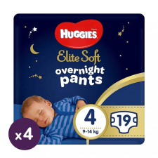 Huggies Elite Soft Overnights Pants éjszakai bugyipelenka 4, 9-14 kg, 76 db pelenka
