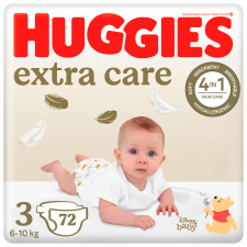  HUGGIES® Extra Care egyszer használatos pelenka 3 (6-10 kg) 72 db pelenka