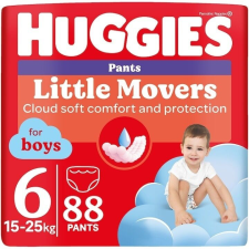 Huggies Little Movers 6 db-os pelenka, fiúknak, 15-25 kg, 88 db pelenka