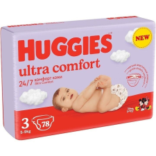 Huggies Pelenka, Ultra Comfort Mega 3, 5-9 kg, 78 db pelenka