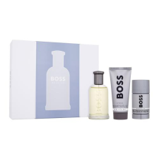 Hugo Boss Boss Bottled ajándékcsomagok eau de toilette 100 ml + tusfürdő 100 ml + deó stift 75 ml férfiaknak kozmetikai ajándékcsomag