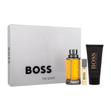 Hugo Boss Boss The Scent ajándékcsomagok Eau de Toilette 100 ml + Eau de Toilette 10 ml + tusfürdő 100 ml férfiaknak kozmetikai ajándékcsomag