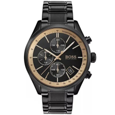 Hugo Boss Grand Prix 1513578 férfi karóra, fekete acél, kronográf karóra