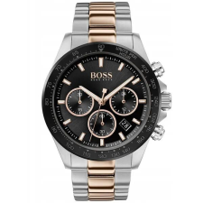 Hugo Boss Hero férfi kronográf karóra, rozéarany-ezüst, 43 mm (1513757) karóra