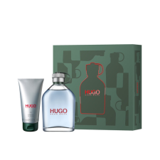 Hugo Boss Hugo Ajándékszett, Eau de Toilette 200ml + SG 100ml, férfi kozmetikai ajándékcsomag