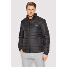 Hugo Boss HUGO, Light slim fit Benti kabát, Fekete, XL