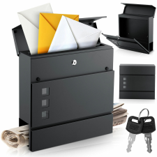 Humberg Levélszekrény 37x37x10,5 cm antracit hm-863 postaláda