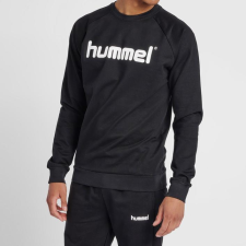  Hummel Cotton Logo Sweatshirt Férfi Pamut Pulóver férfi pulóver, kardigán