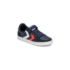 Hummel Rövid szárú edzőcipők SLIMMER STADIL LEATHER LOW JR Kék 34