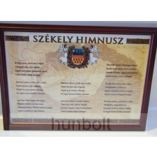 Hunbolt Asztalra tehető és falra akasztható üveglapos fakeretes Székely Himnusz 21X30 cm grafika, keretezett kép