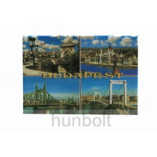 Hunbolt Budapest hűtőmágnes Országház és Hidak 8x 5,5cm - vinyl hűtőmágnes