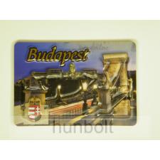 Hunbolt Budapest - Lánchíd, címer domború hütőmágnes hűtőmágnes