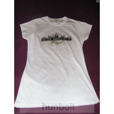 Hunbolt Budapest - Parlament fehér póló XXL méret- női, színváltós női póló