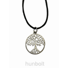 Hunbolt Ezüst színű életfa kerek nyaklánc nyaklánc