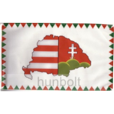 Hunbolt Farkasfogas osztott Nagy-Magyarországos zászló Rúd nélkül 40x60 cm dekoráció