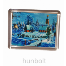 Hunbolt Karácsonyi hűtőmágnes III. (műanyag keretes) hűtőmágnes