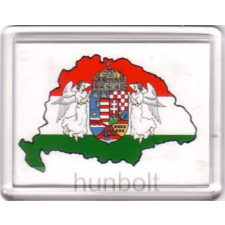 Hunbolt Nagy-Magyarország fehér alapon hűtőmágnes (műanyag keretes) hűtőmágnes