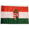 Hunbolt Nemzeti színű címeres zászló Rúd nélkül 90x150 cm