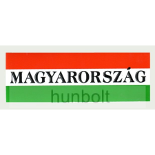 Hunbolt Nemzeti színű Magyarország felirattal matrica 9x2,5 cm tapéta, díszléc és más dekoráció