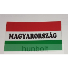 Hunbolt Nemzeti színű Magyarország felirattal matrica II. 10X5,5 cm matrica