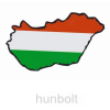Hunbolt Nemzeti színű Magyarország külső matrica (14X8 cm)