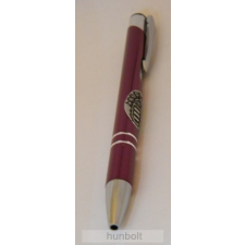 Hunbolt Sötétlila fém toll ón Budapest matricával toll