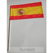 Hunbolt Spanyol zászló 15x25cm, 40cm-es műanyag rúddal dekoráció