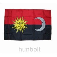 Hunbolt Székely harci zászló, hurkolt poliészter nyomott mintás kültéri zászló. 40x60 cm dekoráció
