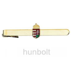 Hunbolt Színes címeres nyakkendőcsipesz arany színű