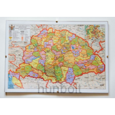 Hunbolt Üveglapos falikép, Nagy - Magyarország térkép 21X30 cm ajándéktárgy