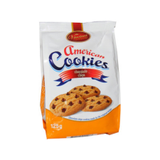 Hungaro Impex Kft. Vincini American cookies- teasüti csokidarabokkal 125g csokoládé és édesség