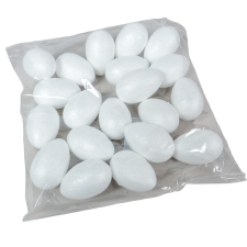  Hungarocell tojás fehér 6cm 24db-os csomag dekorációs kellék