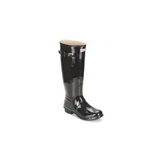Hunter Gumicsizmák WOMEN'S ORIGINAL TALL GLOSS Fekete 37